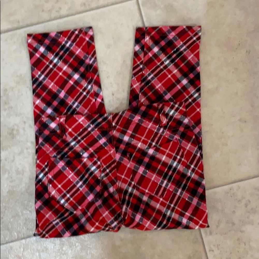 Plaid Leggings size 4T New 💕